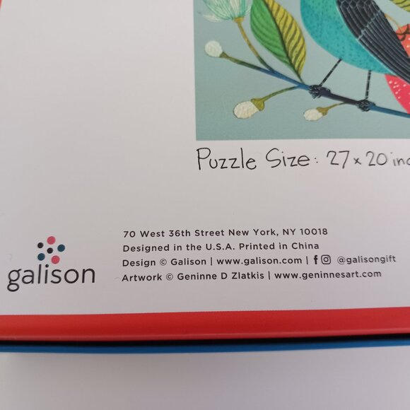 Naranjas Oranges and Birds Galison 1000 piece puzzle - Picture 5 of 5